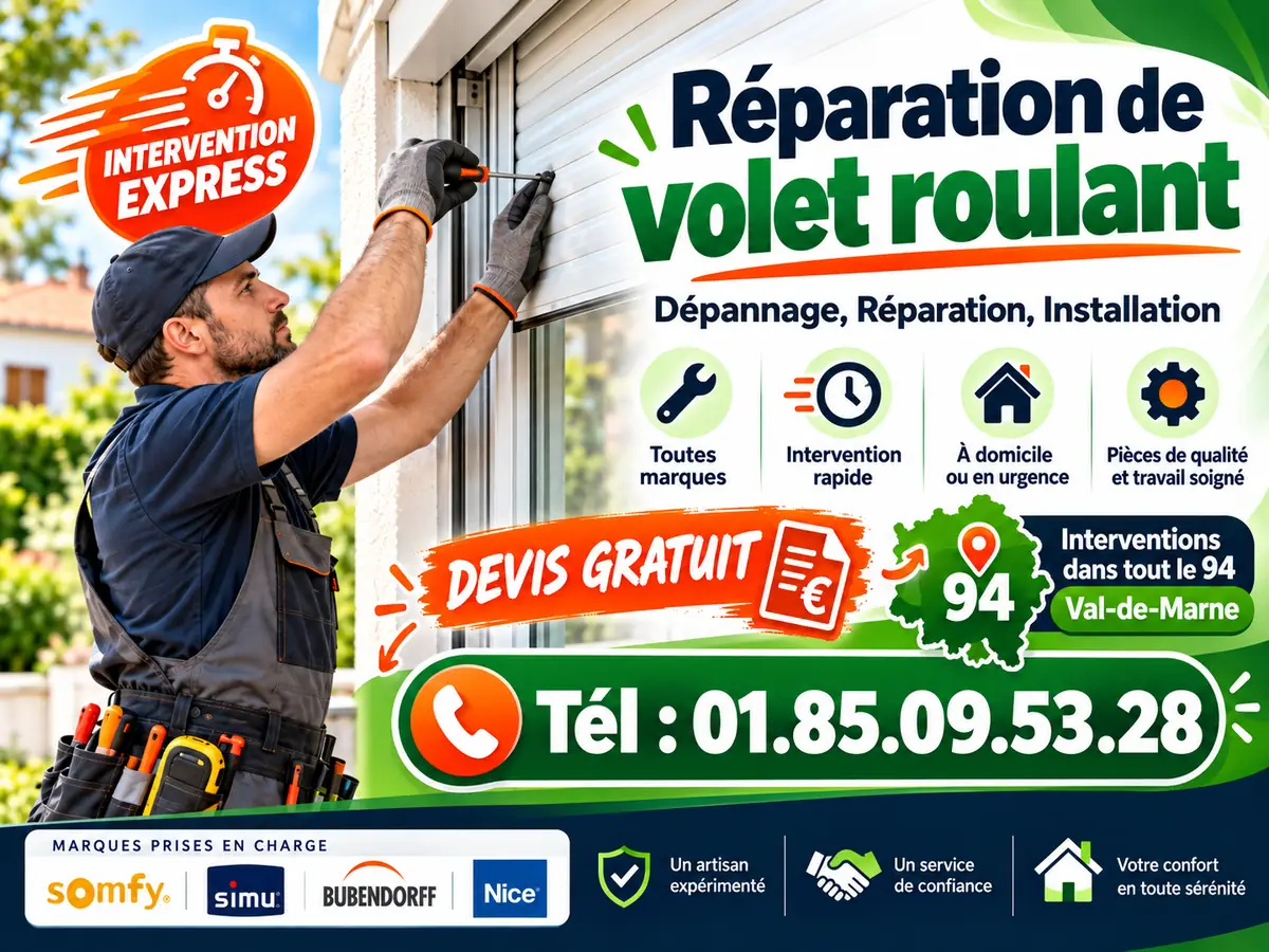 Réparation Volet Roulant Val-de-Marne Réparation Volet Roulant Val-de-Marne
